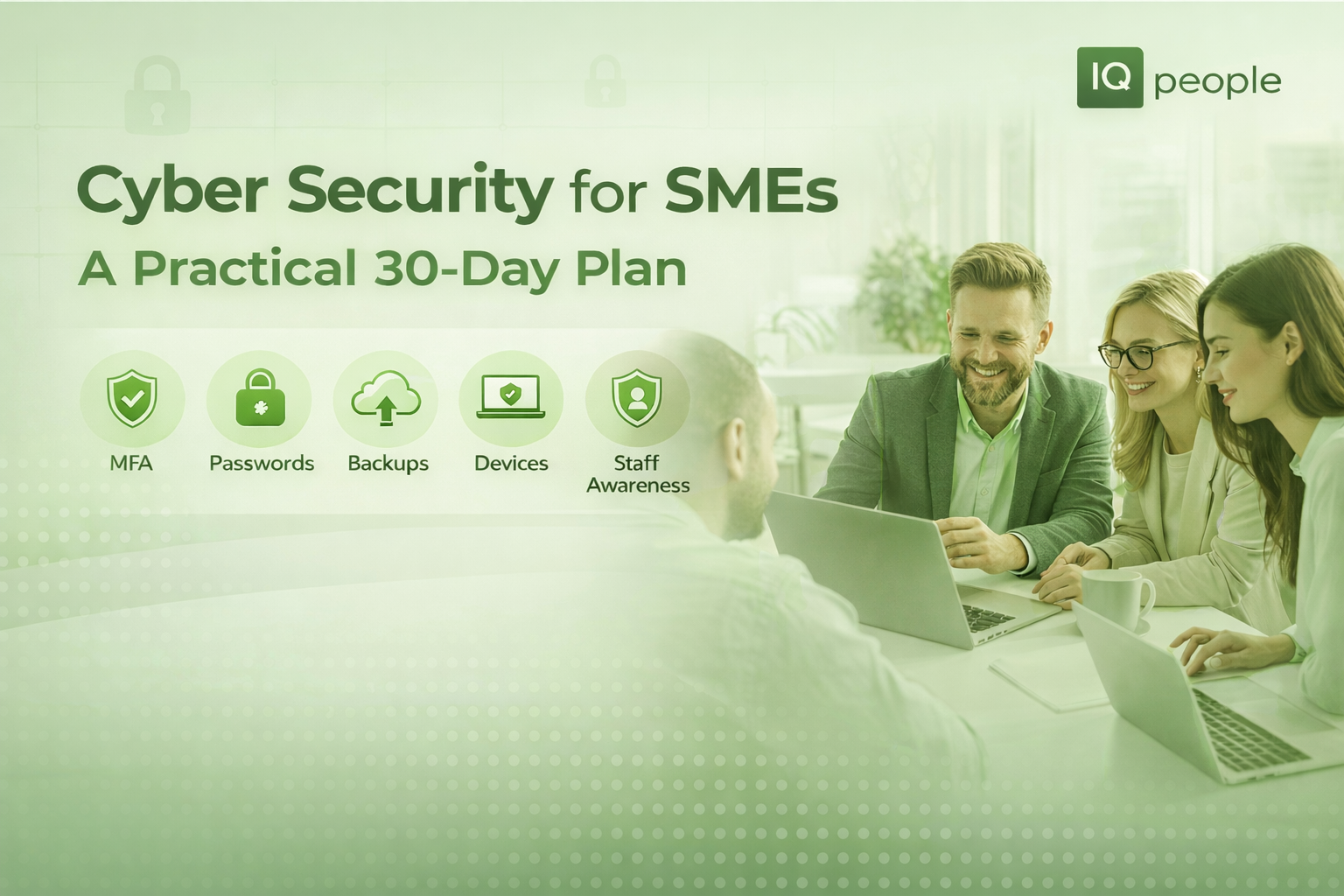 Cyber Security for SMEs (30-Day Plan) | iq people
